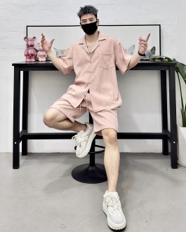 Half sleeve Cuban- light pink