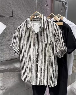 STRIPE SHORT SLEEVE SHIRT
