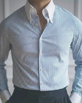 PREMIUM PINSTRIPE FORMAL SHIRT