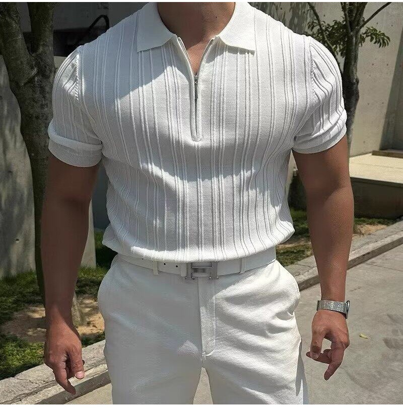 Knitted Polo T-shirt