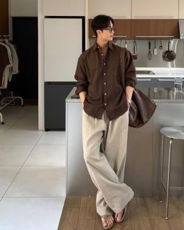 MEN’S EARTH TONE RELAXED SHIRT