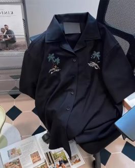 Palm Embroidery Shirt Edition