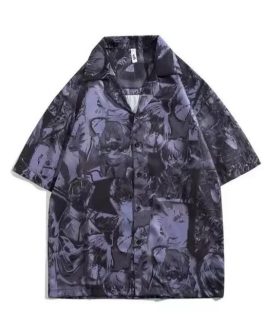 Men’s Hawaiian Floral Printing Shirt