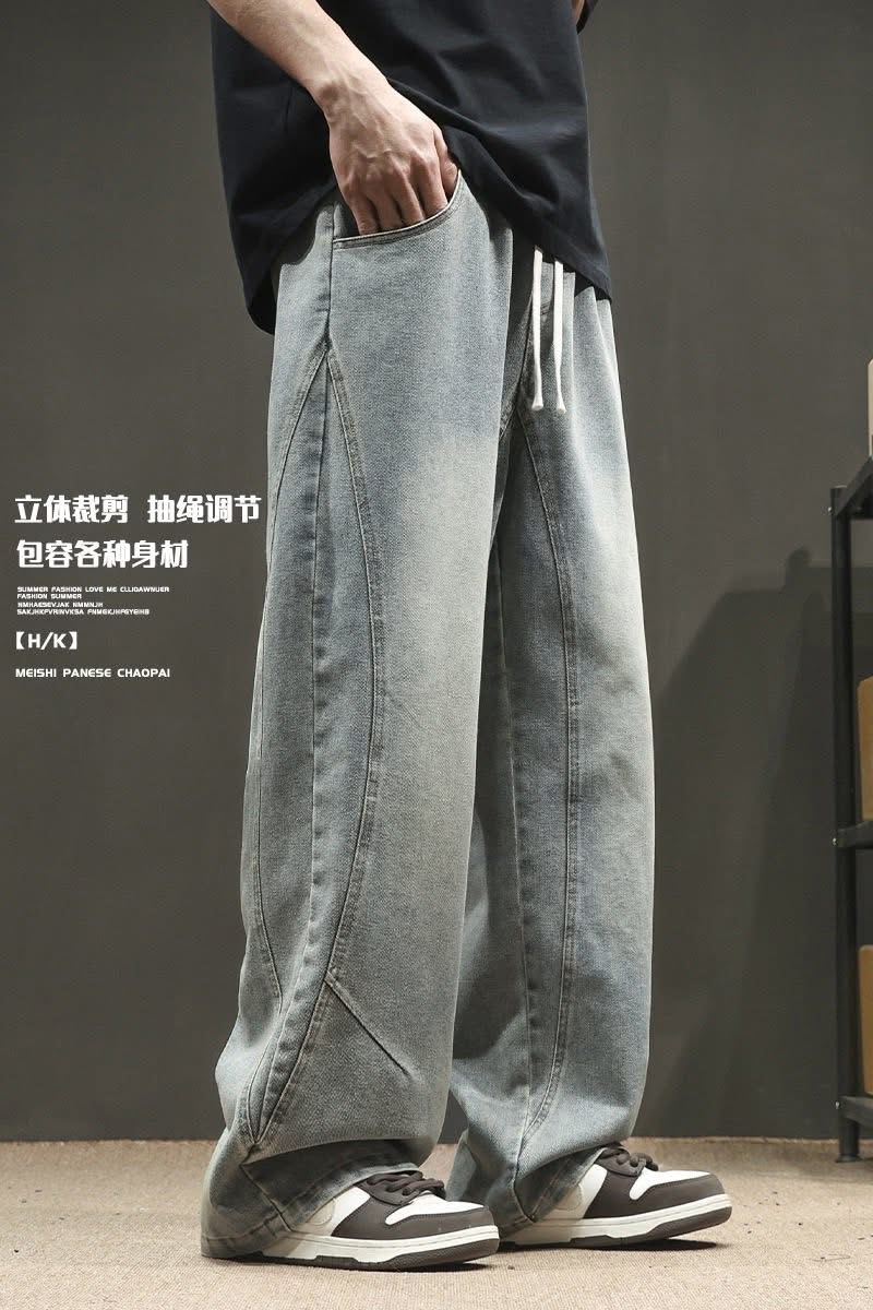 VINTAGE WASH WIDE DENIM - Image 3