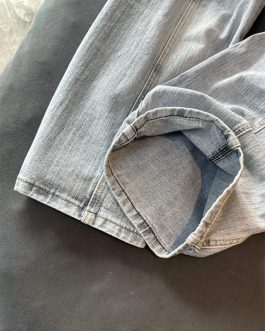 Vintage Washed Wide-Leg Jeans