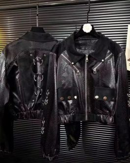 Cropped LeatherJacket