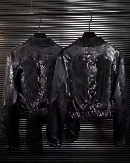 Cropped LeatherJacket