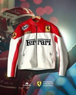 Ferrari Racing Leather Jacket❤️