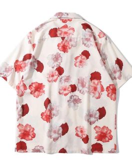 Short-Sleeve Floral Button-Up Shirt