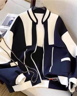 Two-Tone Bomber Jacket