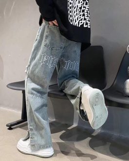 Vintage Graphics Wide-Leg