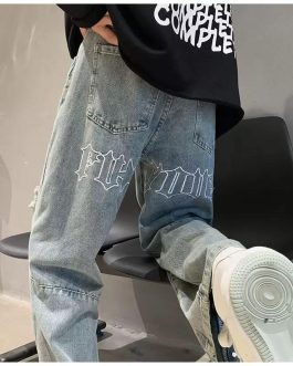 Vintage Graphics Wide-Leg