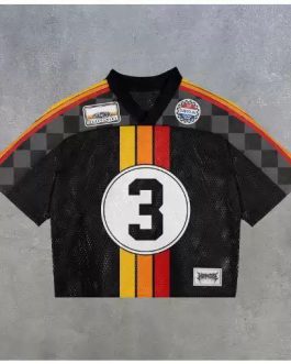 Casual Street Retro Mesh Jersey