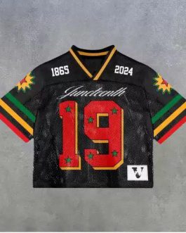 Casual Street Retro Mesh Jersey