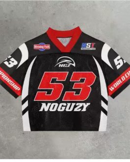 Casual Street Retro Mesh Jersey