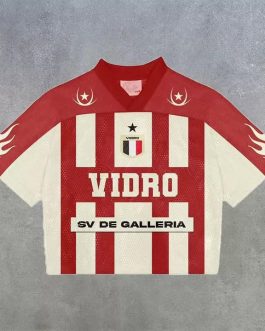 Casual Street Retro Mesh Jersey