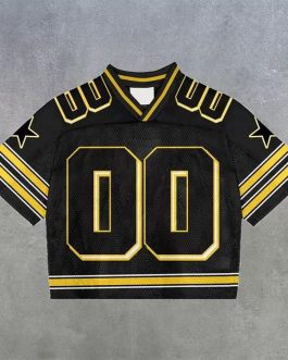 Casual Street Retro Mesh Jersey