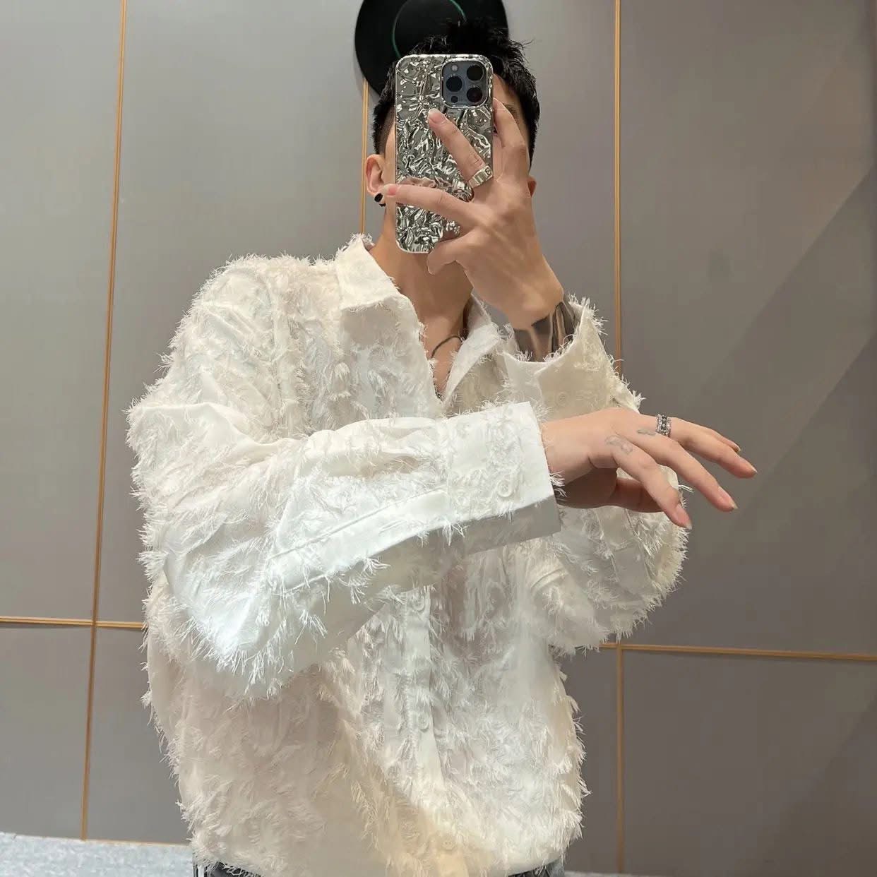 Feather Textured Shirt - Image 3