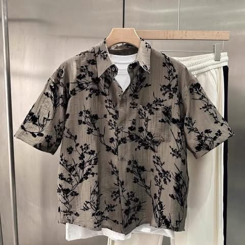 Floral textured shirts - Image 4