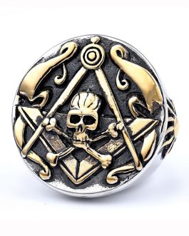 ☠️⚜️ Skull Emblem Vintage Ring