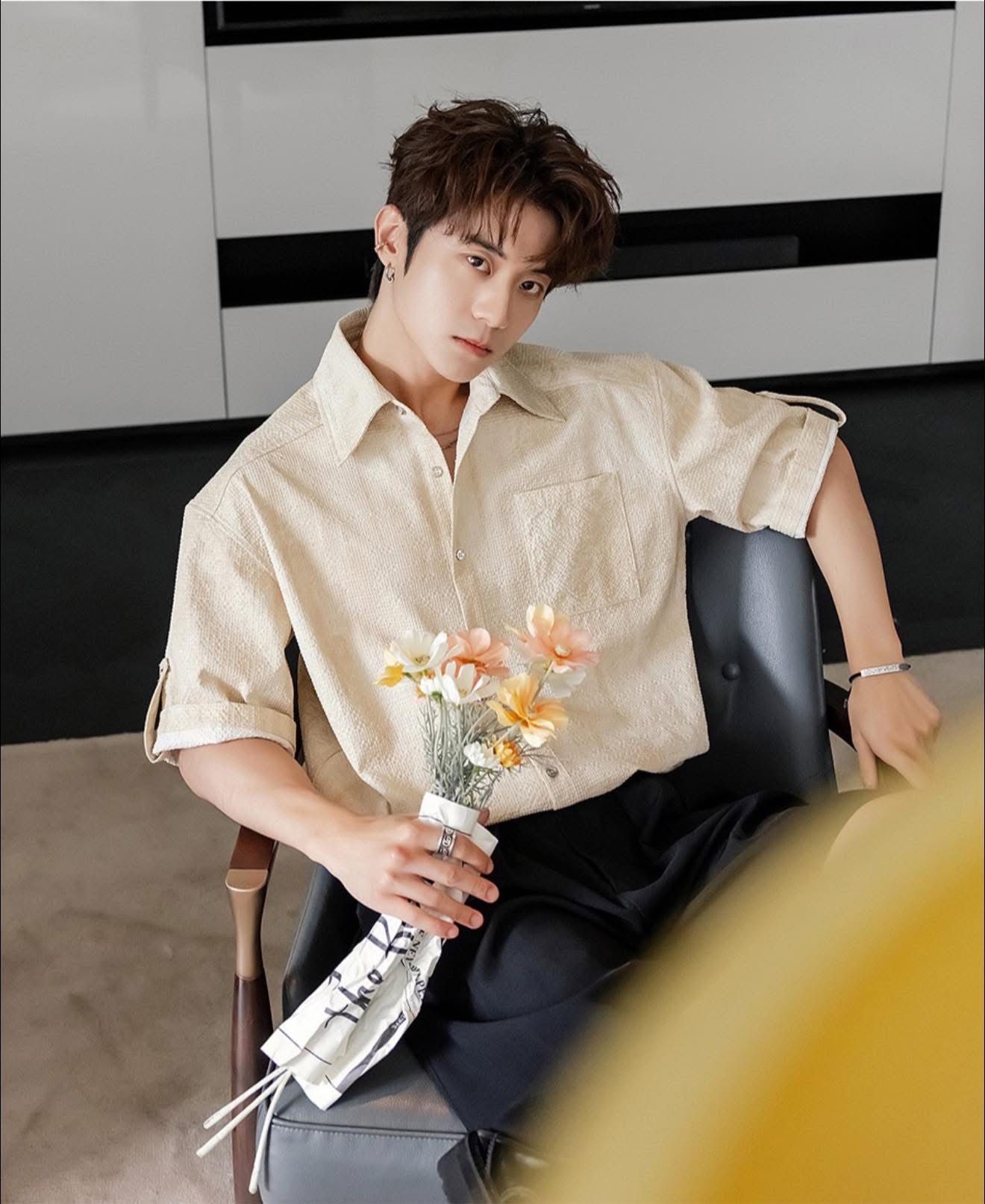 Sandstone Linen Half Sleeve Shirt ✨ - Image 4