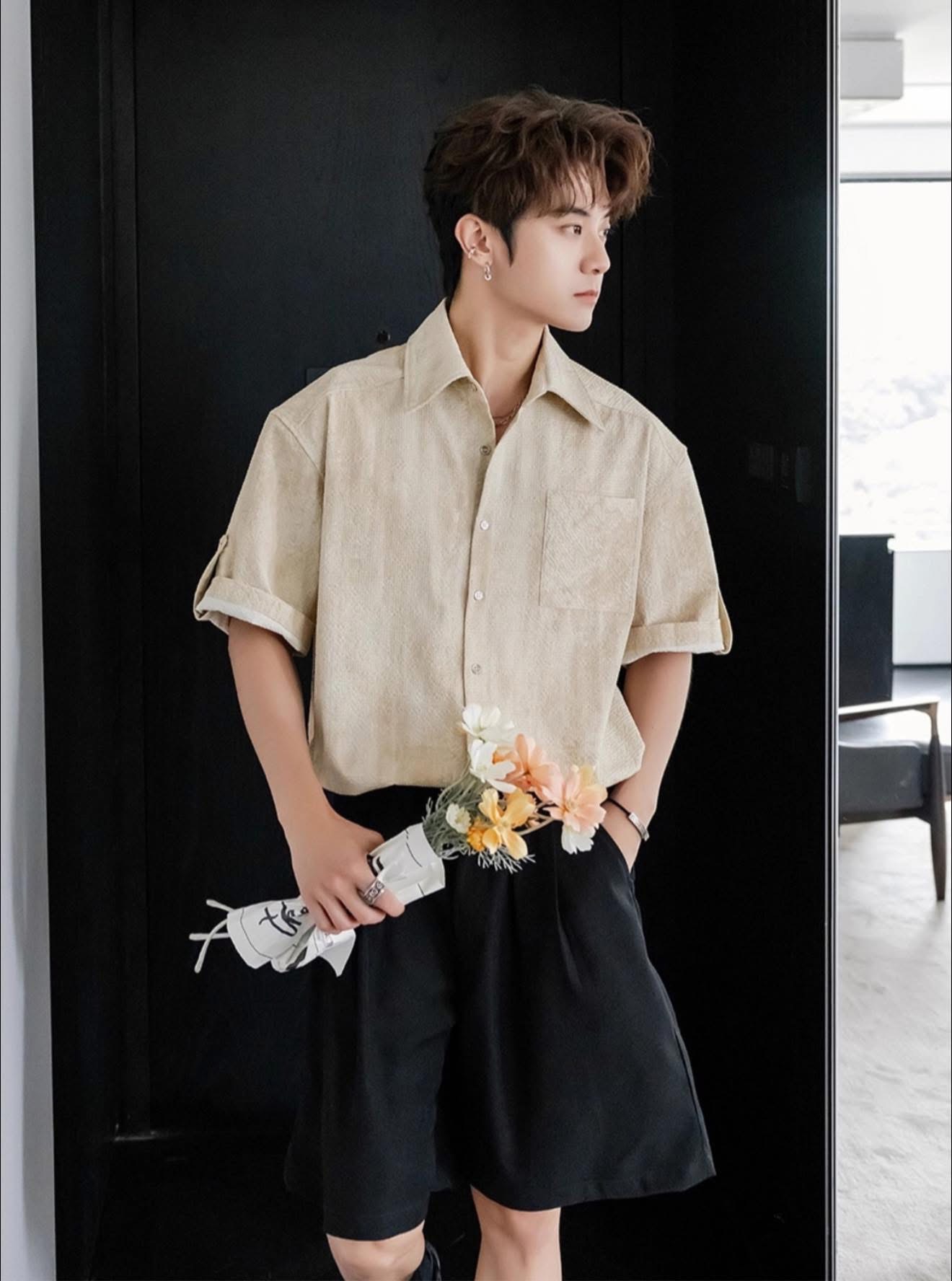 Sandstone Linen Half Sleeve Shirt ✨ - Image 5