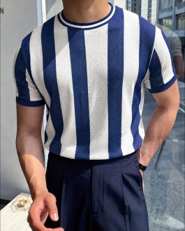 Riviera Stripe Knit Tee
