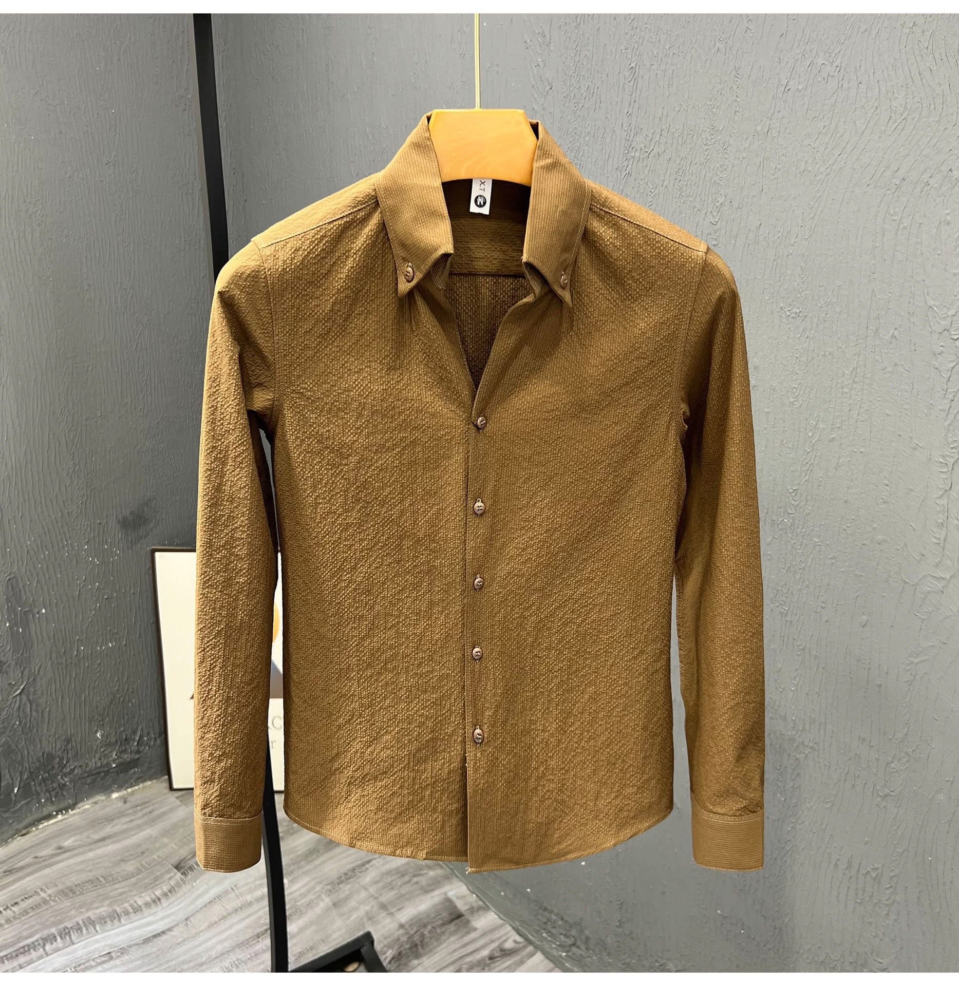 Cocoa Textured Formal Shirt ✨ - Image 2