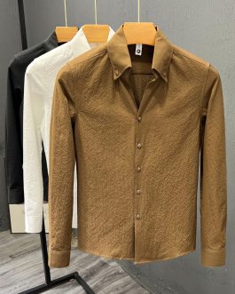 Cocoa Textured Formal Shirt ✨