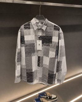 Monochrome Patchwork Overshirt