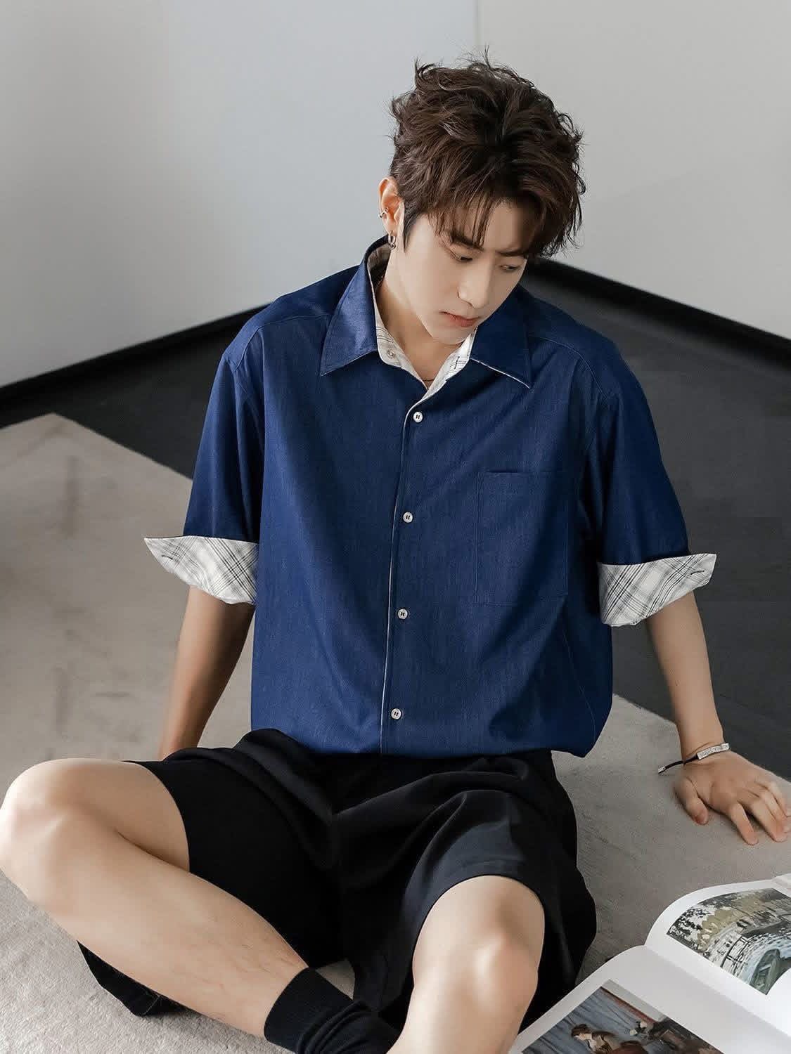 Short Sleeve Lapel Shirt - Image 2