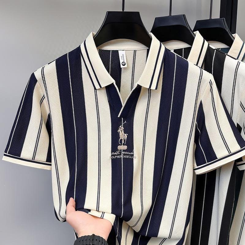 Navy Knit Polo ✨ - Image 2