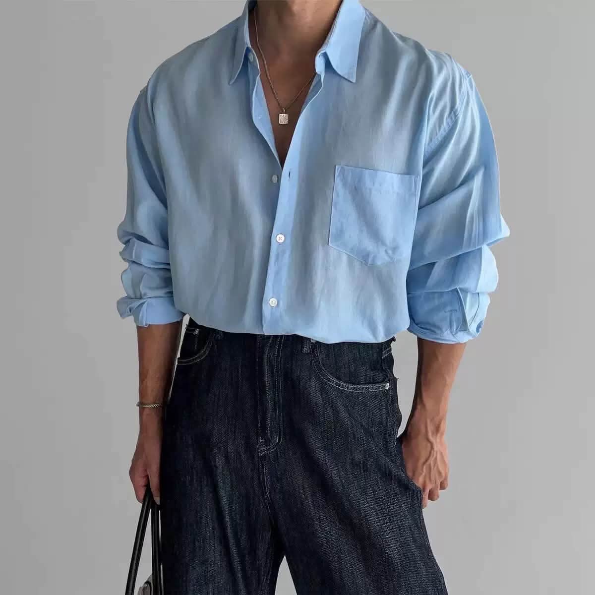 💙 THE PERFECT SKY BLUE SHIRT 💙 - Image 2