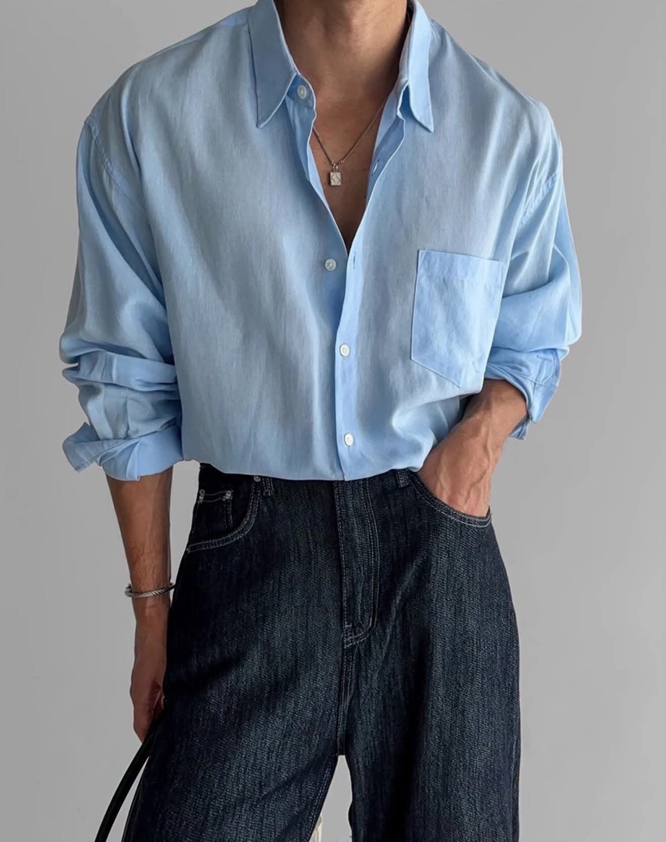 💙 THE PERFECT SKY BLUE SHIRT 💙 - Image 3