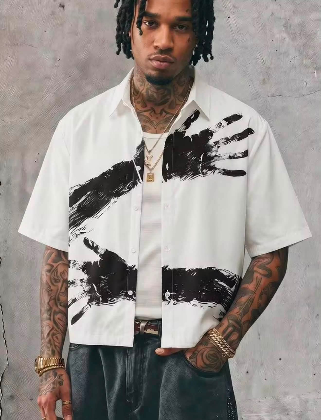 Artistic Statement Shirt 🖤🤍 - Image 5