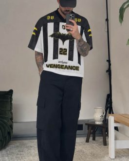 Arkham Vengeance Batman Graphic Mesh Jersey